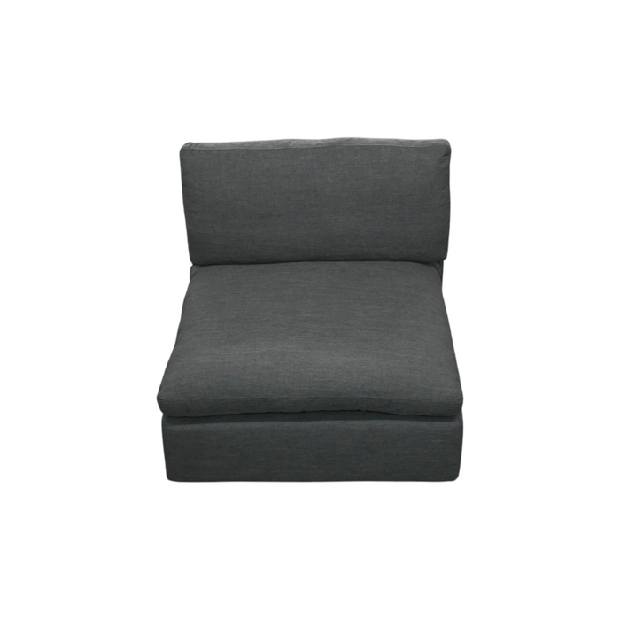 Modway Commix Down Filled Overstuffed Armless Chair in Gray, image 3