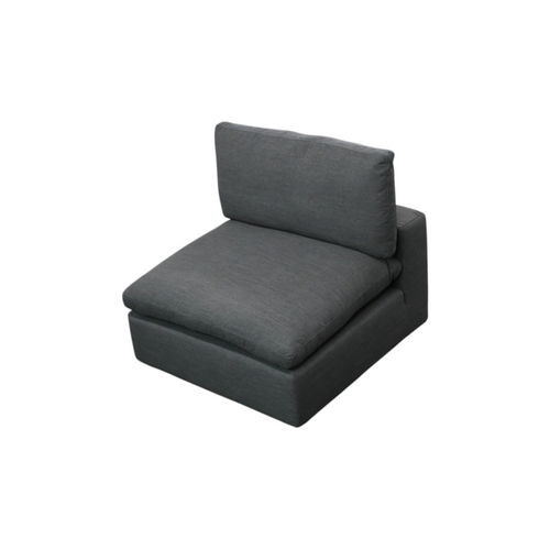 Modway Commix Down Filled Overstuffed Armless Chair in Gray, image 5