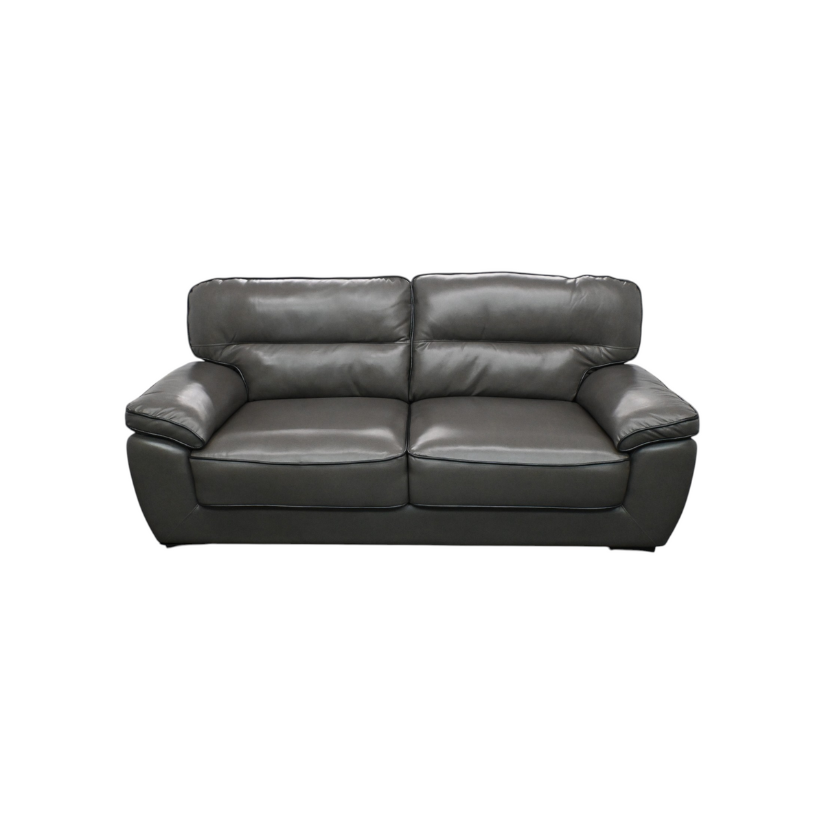 Latitude Run Upholstered Padded Arm Sofa Grey
