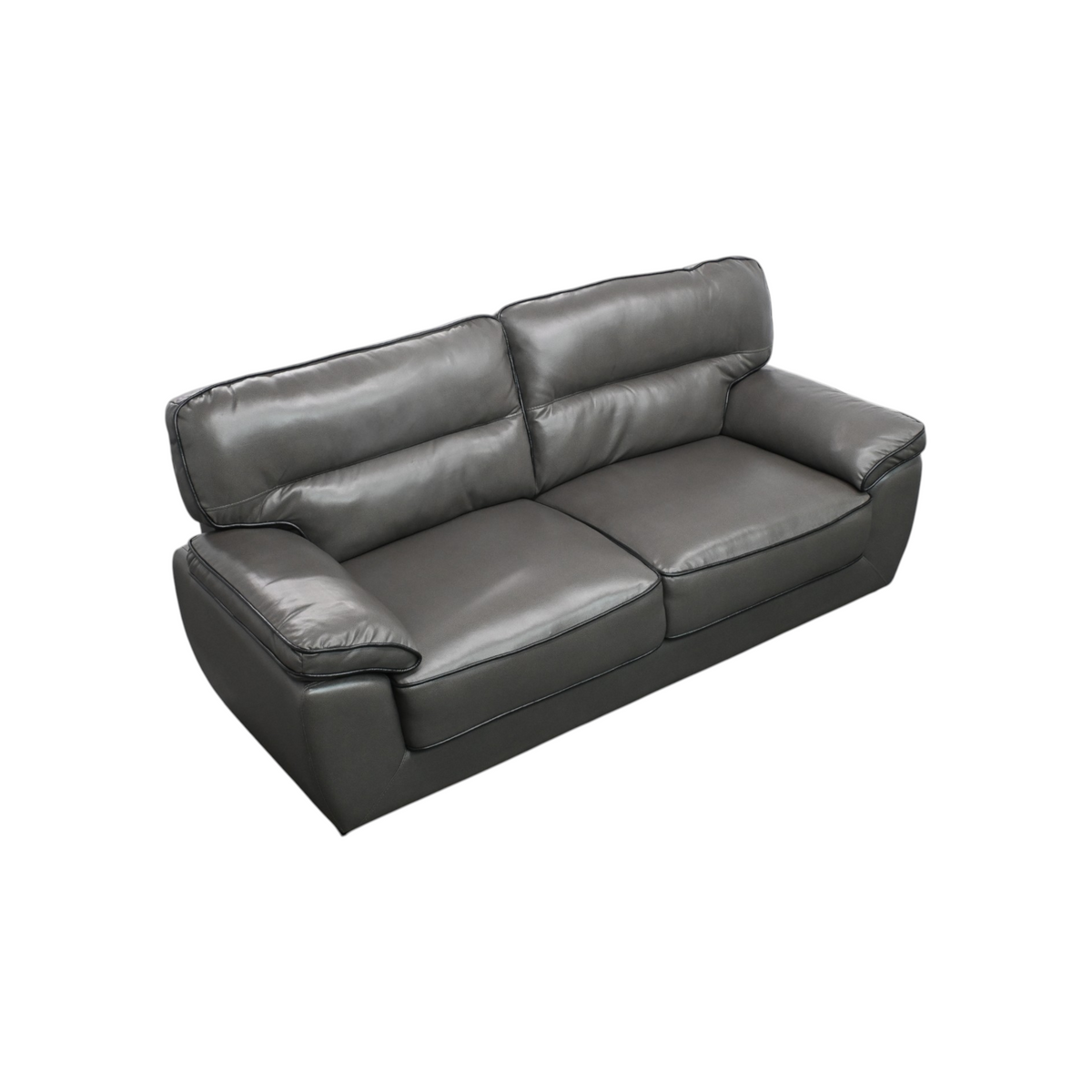 Latitude Run Upholstered Padded Arm Sofa Grey