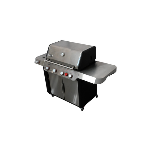 Weber GENESIS S-435 Propane Gas Grill with Sear Burner & Side Burner - Stainless Steel, image 5