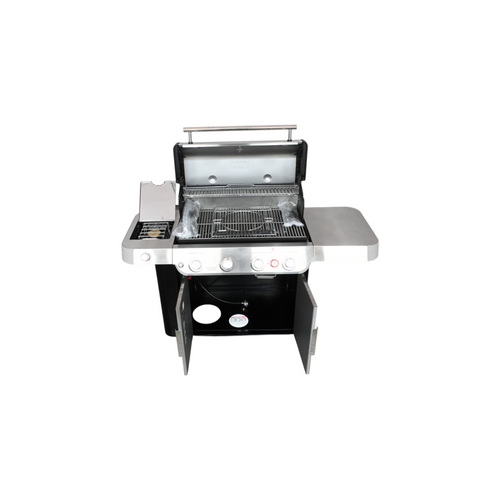 Weber GENESIS S-435 Propane Gas Grill with Sear Burner & Side Burner - Stainless Steel, image 7