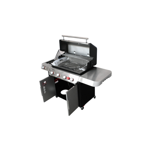 Weber GENESIS S-435 Propane Gas Grill with Sear Burner & Side Burner - Stainless Steel, image 8