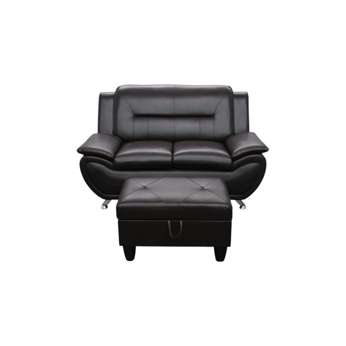 Ivy Bronx Axie Club Chair with Ottoman
