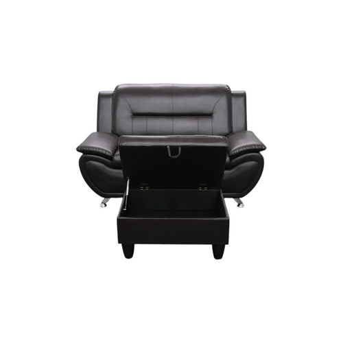 Ivy Bronx Axie Club Chair with Ottoman, image 8