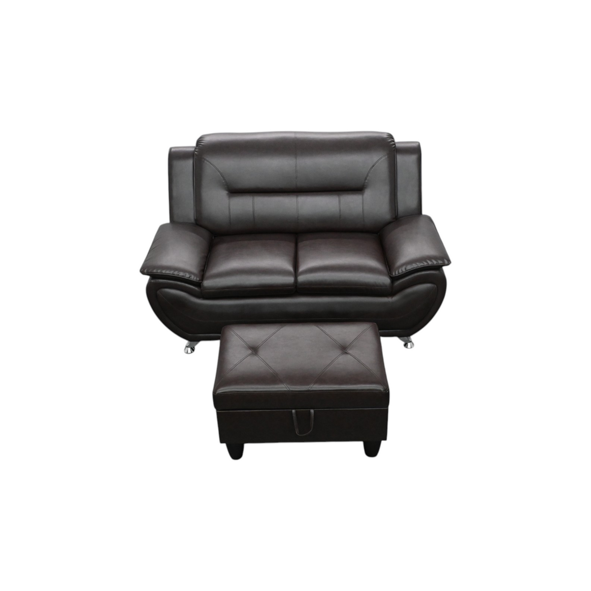 Ivy Bronx Axie Club Chair with Ottoman
