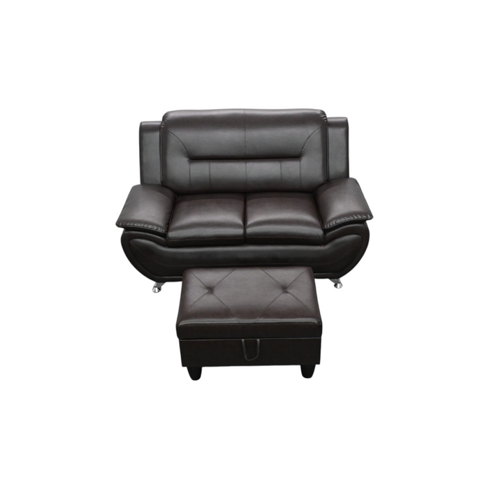 Ivy Bronx Axie Club Chair with Ottoman, image 3