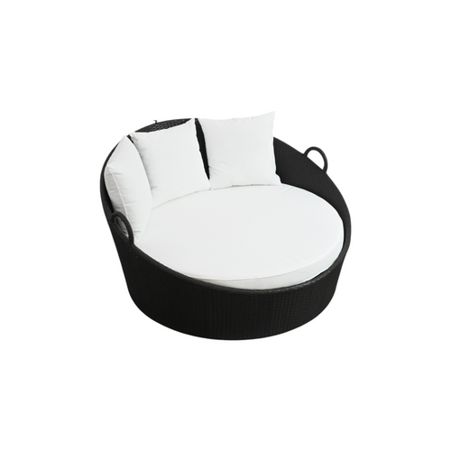 Modway Siesta Canopy Outdoor Patio Daybed in Espresso White, image 3