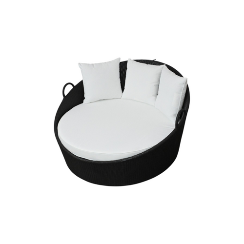Modway Siesta Canopy Outdoor Patio Daybed in Espresso White, image 5