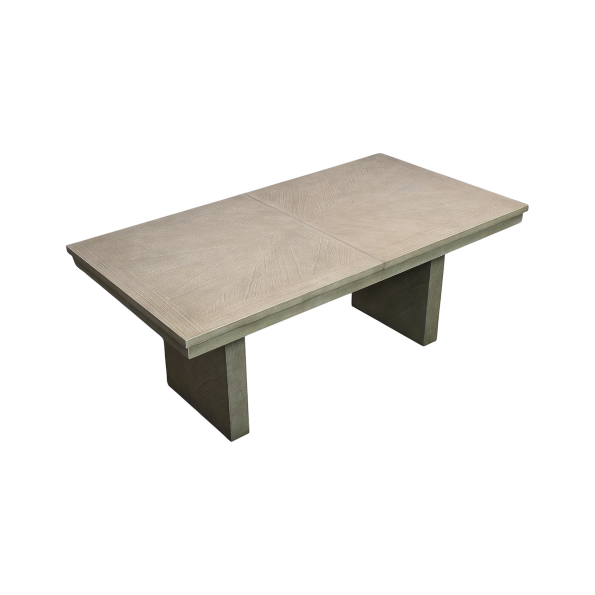 Benjara Hagy Dining Table, 76-94 Inch Extendable Top