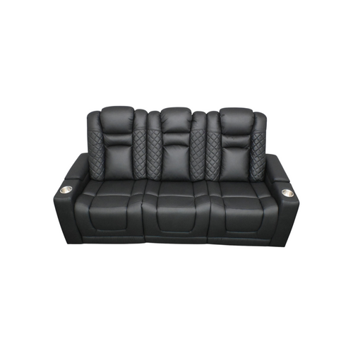 Latitude Run Buchu Modern Upholstered Power Reclining Home Theater Sofa, image 4