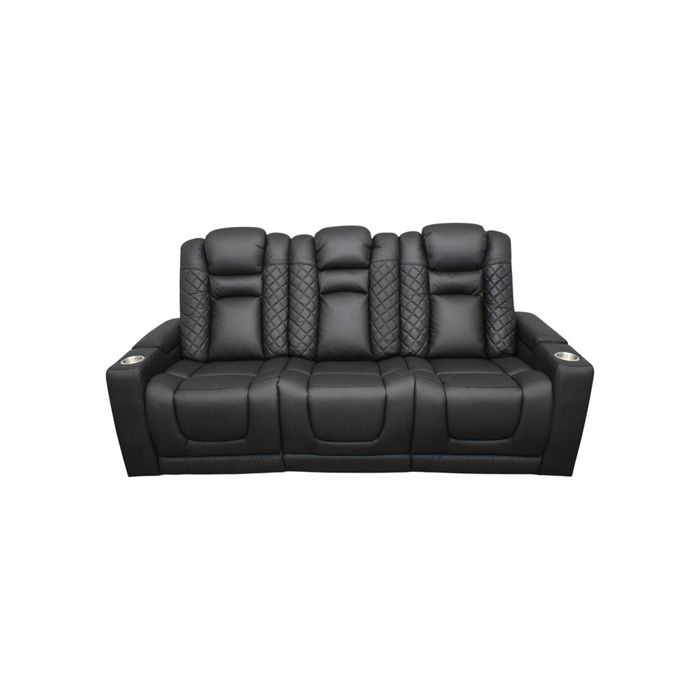 Latitude Run Buchu Modern Upholstered Power Reclining Home Theater Sofa, image 2