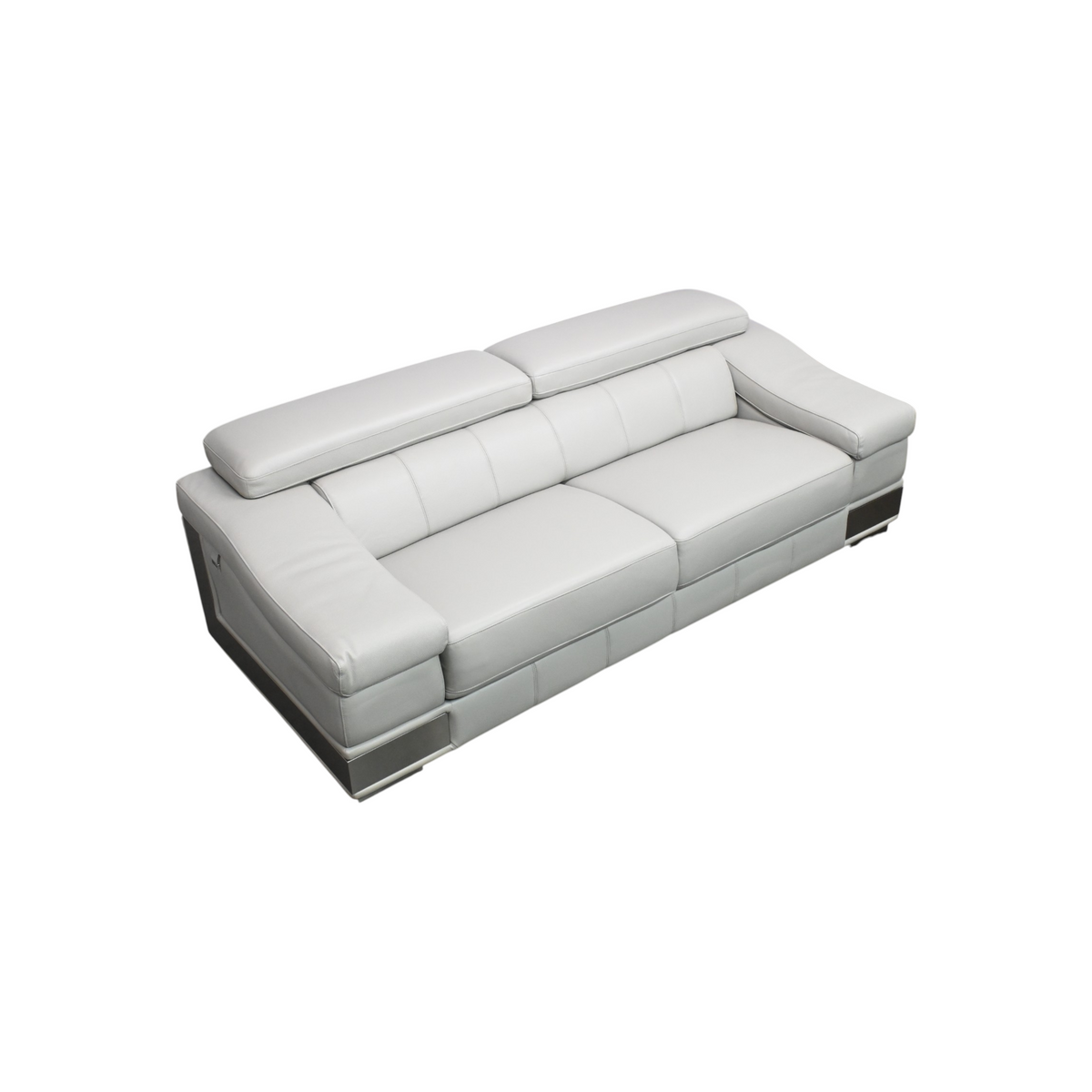 Orren Ellis Aiela Top Grain Italian Leather Sofa