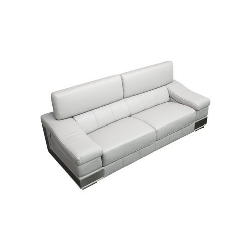 Orren Ellis Aiela Top Grain Italian Leather Sofa, image 6