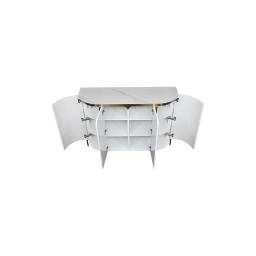 Everly Quinn Modern Minimalist Storage Cabinet, image 6
