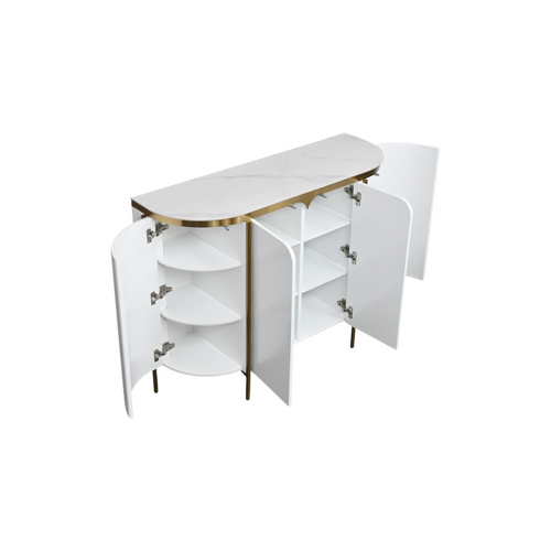 Everly Quinn Modern Minimalist Storage Cabinet, image 7