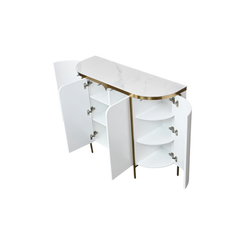 Everly Quinn Modern Minimalist Storage Cabinet, image 8
