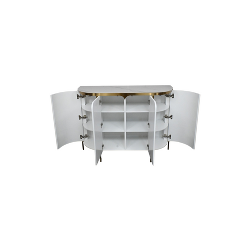 Everly Quinn Modern Minimalist Storage Cabinet, image 9
