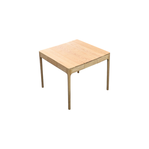 HUOMU Burlywood Square Solid Wood Poker Table, image 2