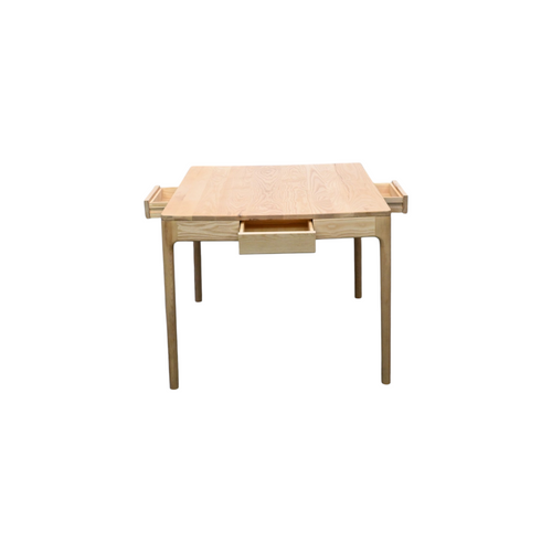 HUOMU Burlywood Square Solid Wood Poker Table, image 7