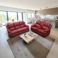 Latitude Run Waunda 2 Pieces Leather Manual Reclining Living Room Sofa Set