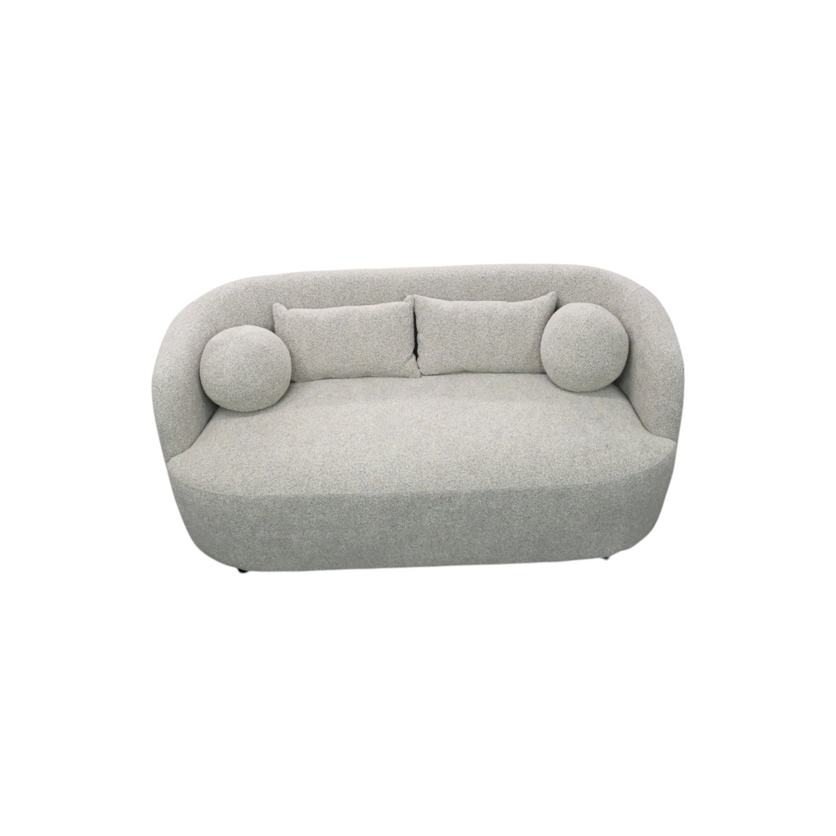 Wade Logan Theodore Wide Boucle Upholstered Loveseat Sofa