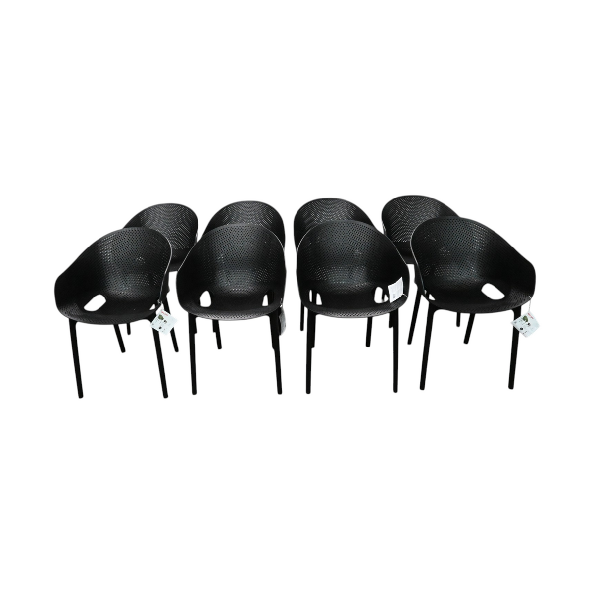 AllModern Farrah Stackable Patio Armchair (Set of 8)