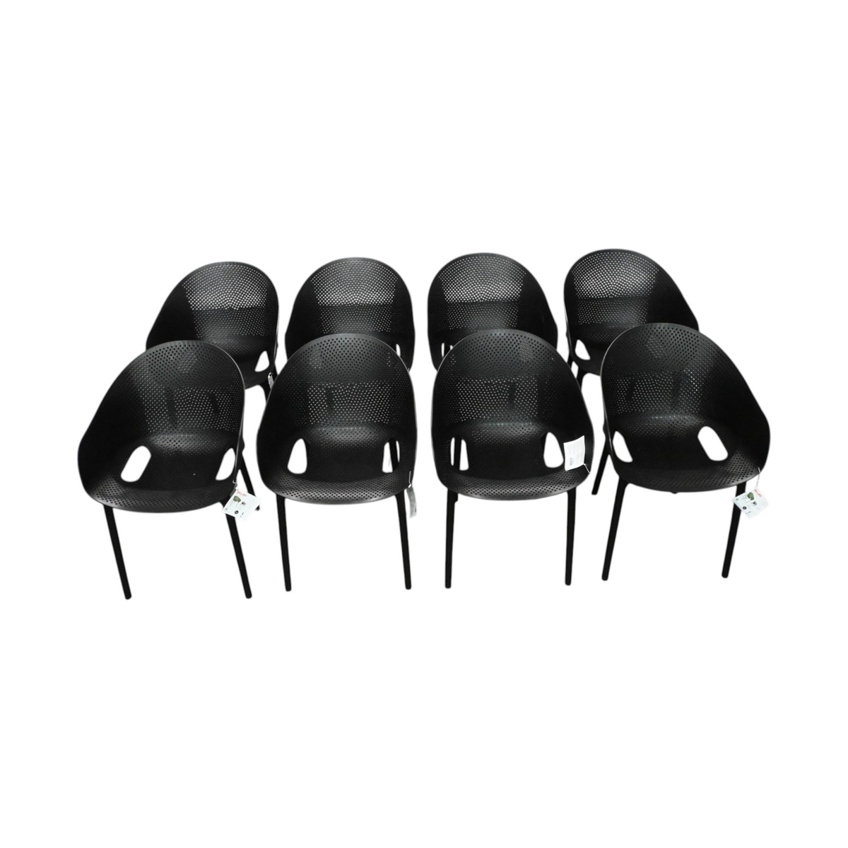 AllModern Farrah Stackable Patio Armchair (Set of 8)