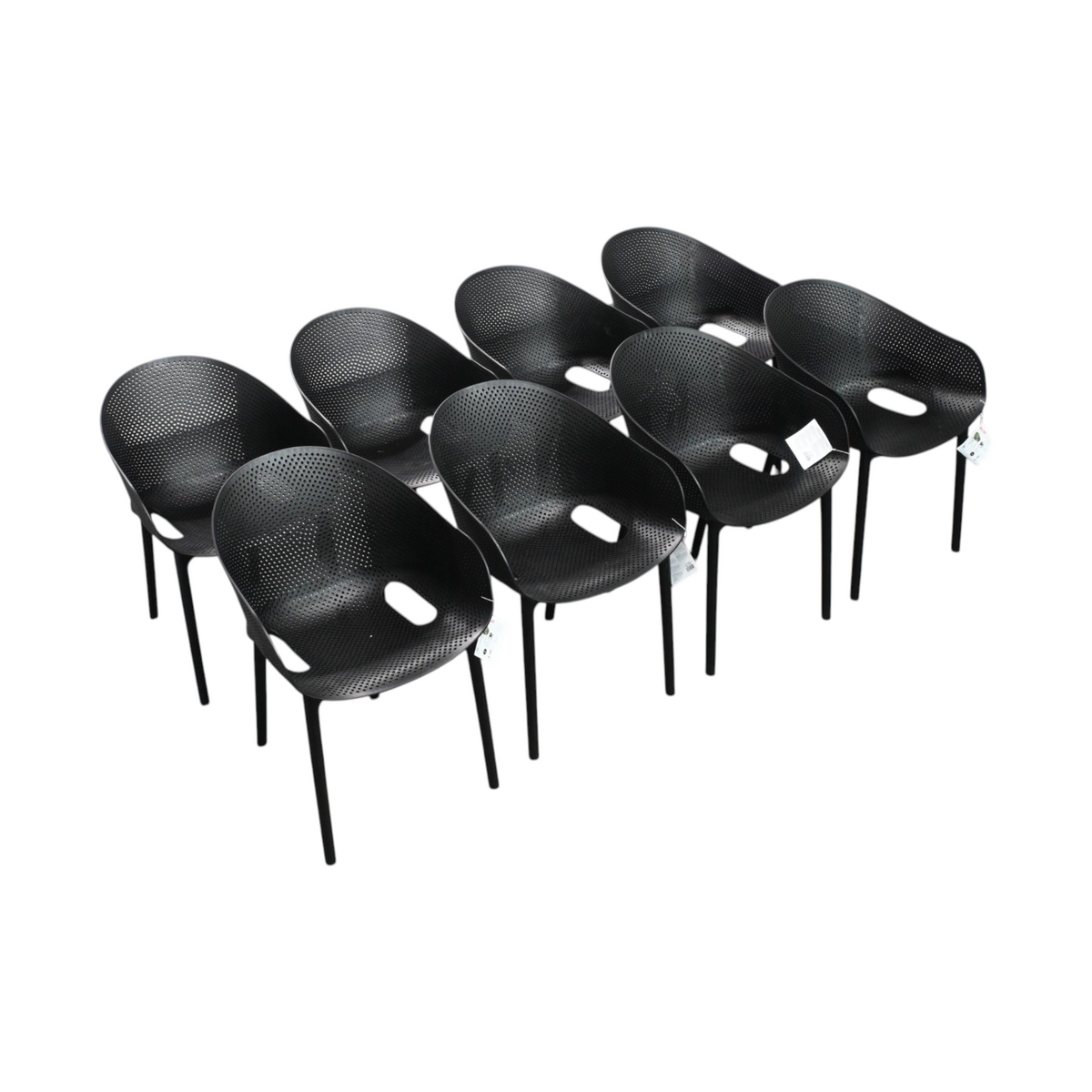 AllModern Farrah Stackable Patio Armchair (Set of 8)