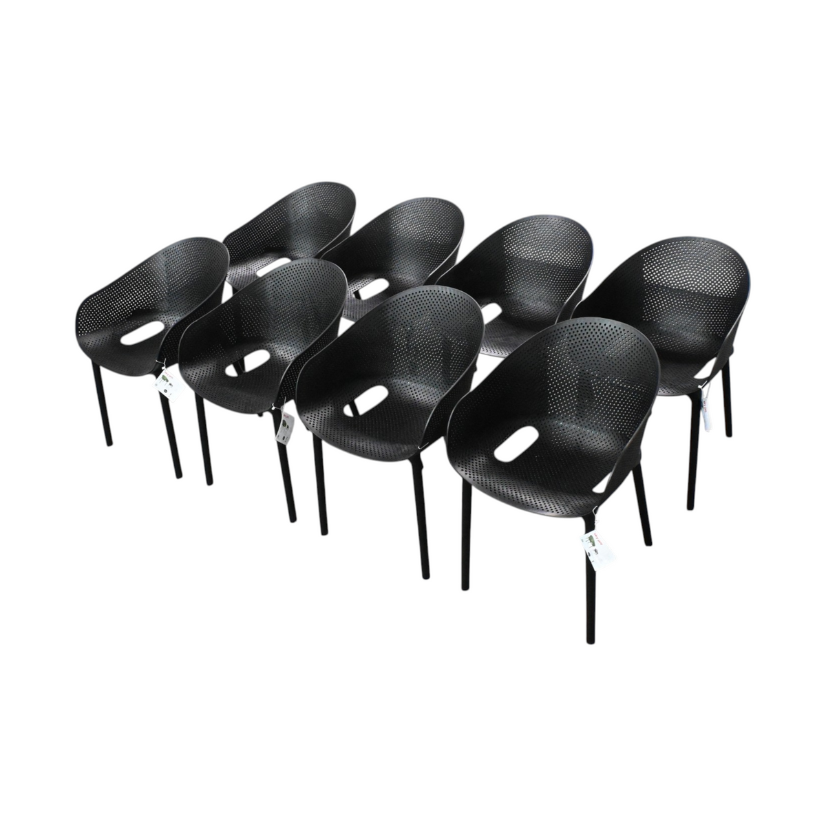 AllModern Farrah Stackable Patio Armchair (Set of 8)