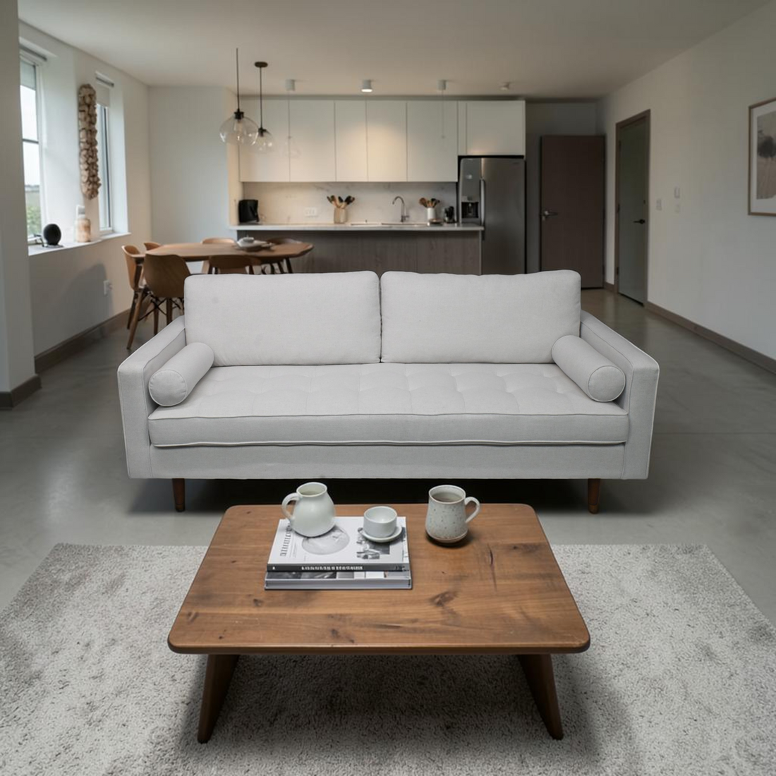 AllModern Geo Upholstered Sofa