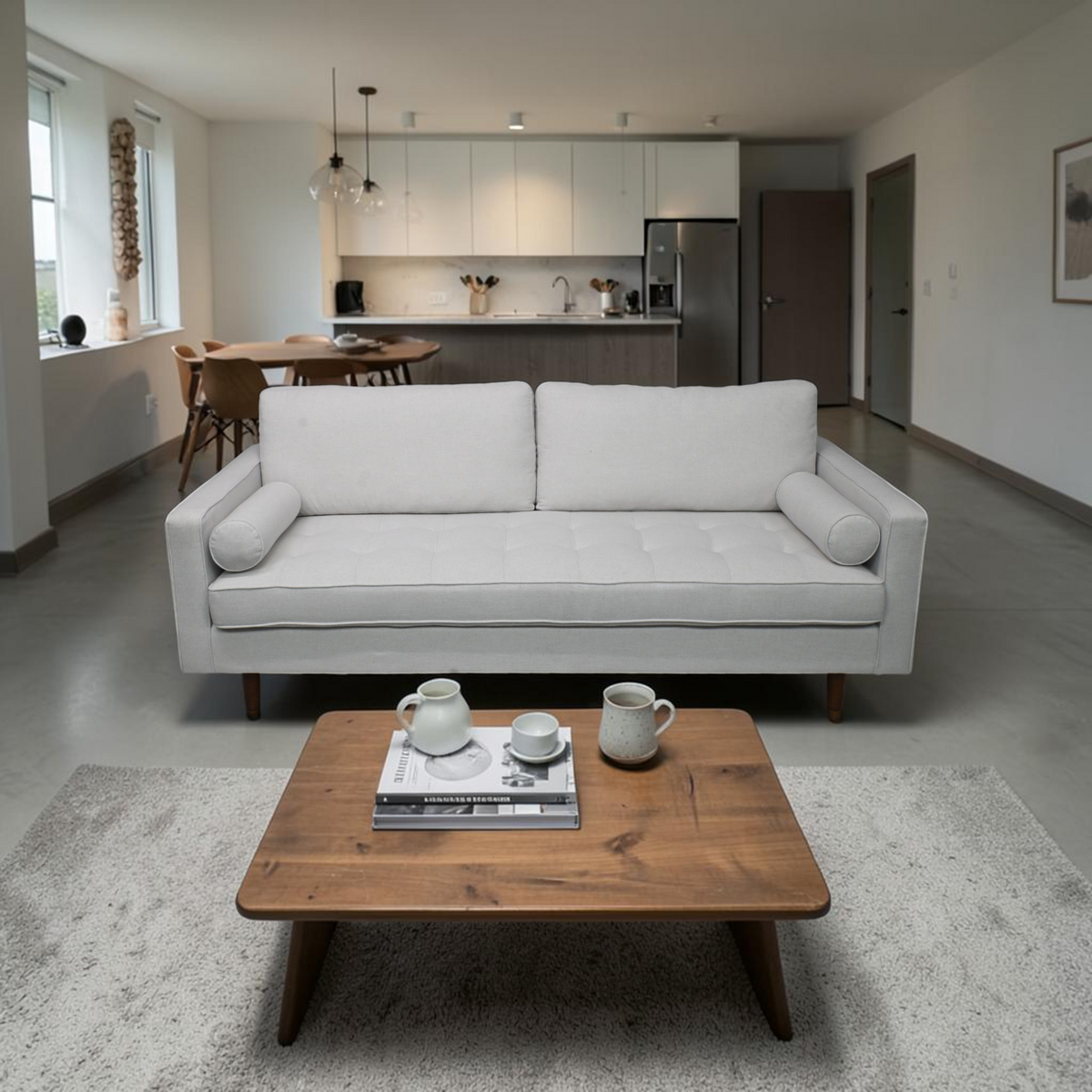 AllModern Geo Upholstered Sofa