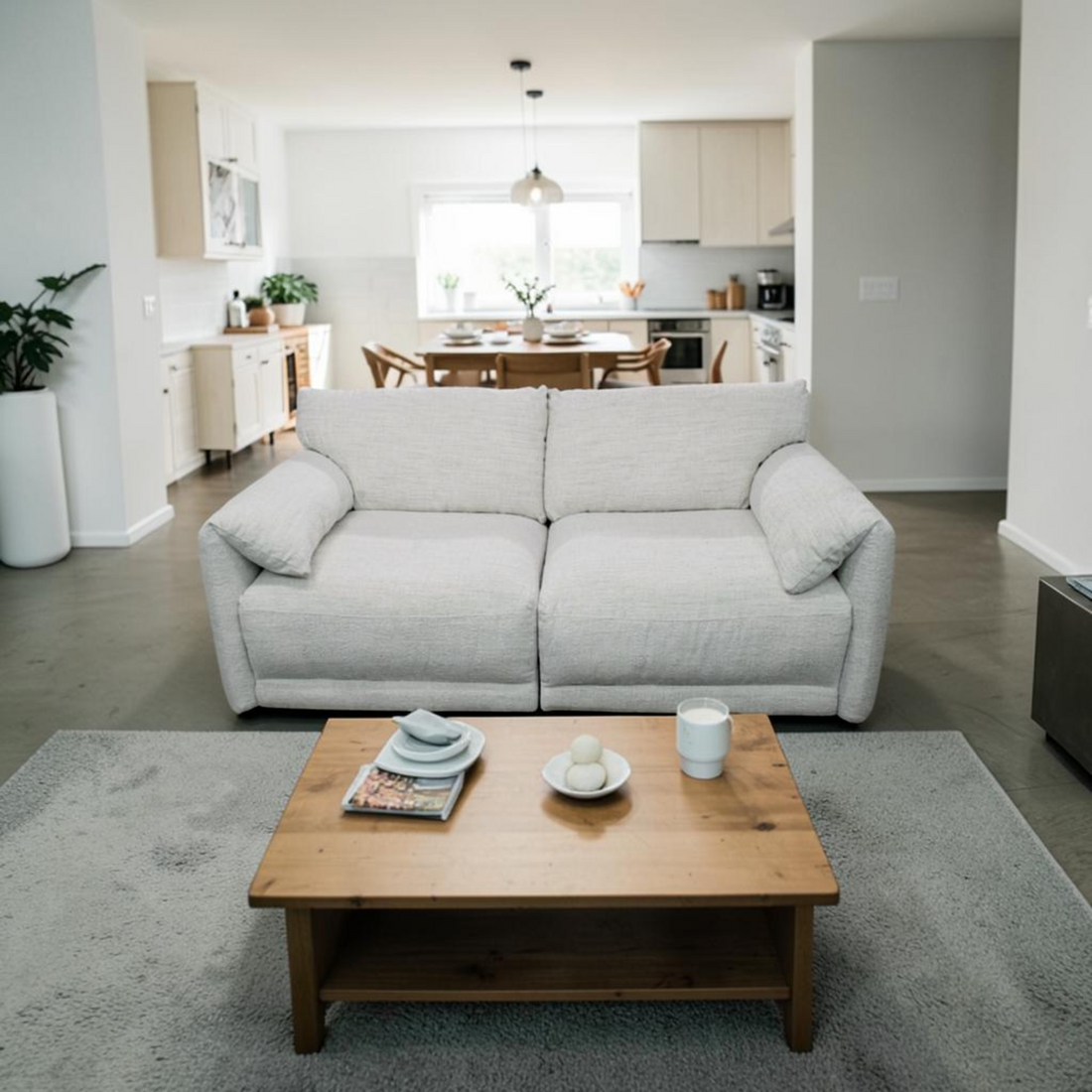 Wade Logan Deandre Boucle 2-Piece Modular Sofa