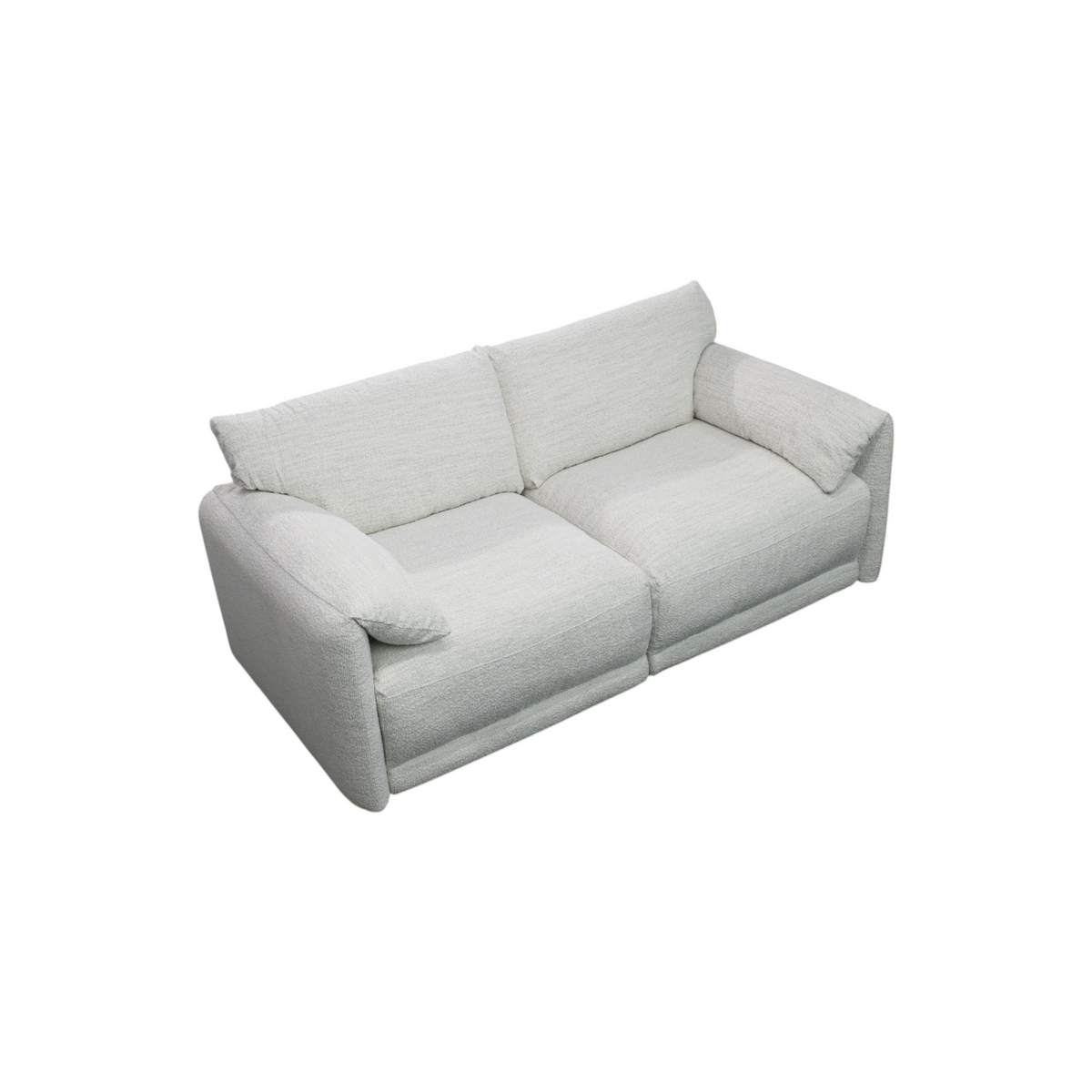 Wade Logan Deandre Boucle 2-Piece Modular Sofa