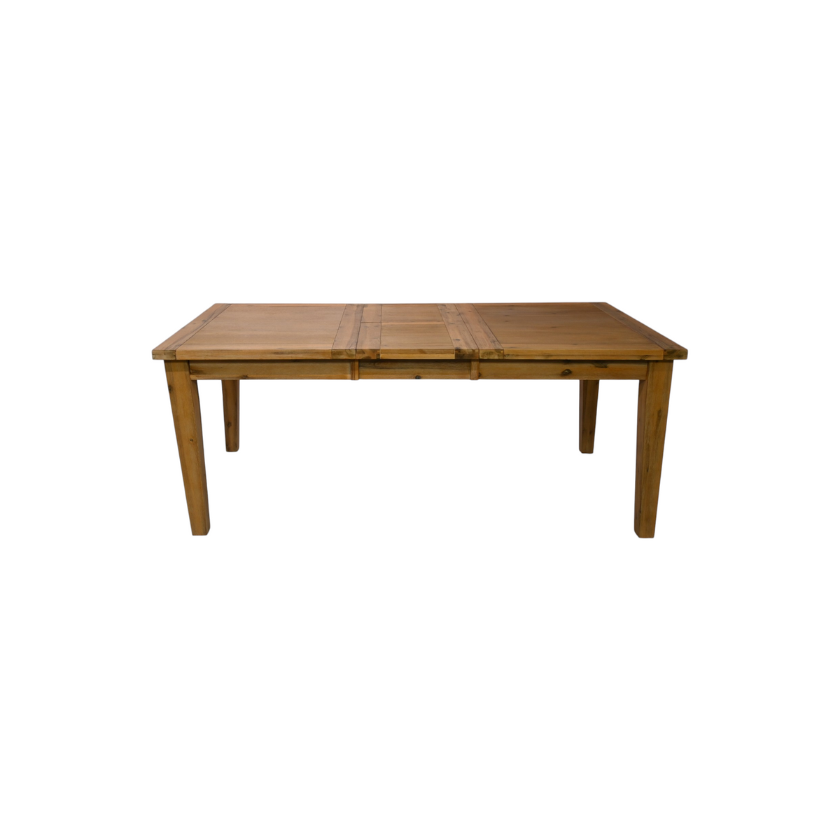 Beachcrest Home Cumbria Aspen Extension Dining Table with Butterfly Leaf, Antique Natural