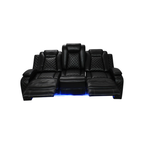 Wade Logan Carmeron Movie Theater Recliner Set With LED Light, image 5