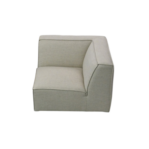 Castlery Jonathan Corner Couch - Performance Twill, Creamy White, image 5