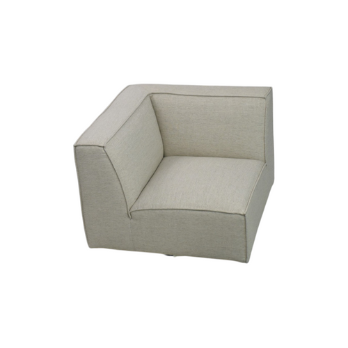 Castlery Jonathan Corner Couch - Performance Twill, Creamy White, image 3