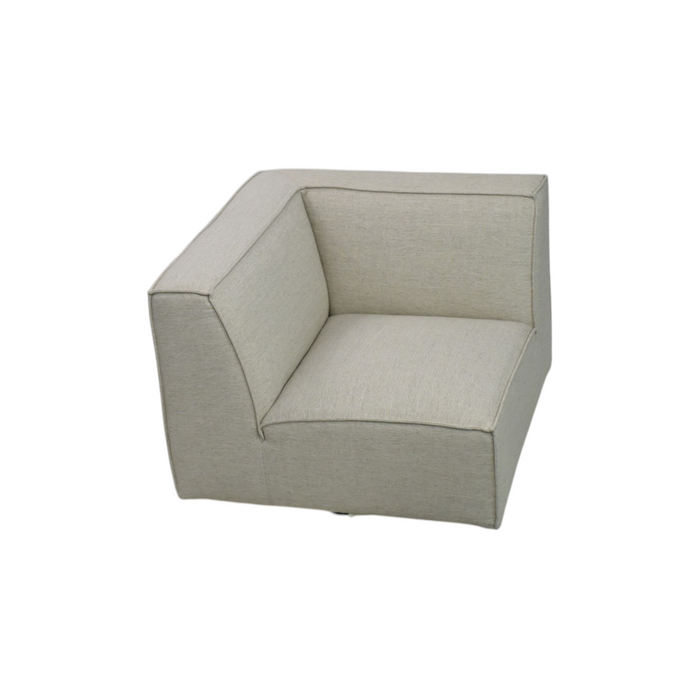 Castlery Jonathan Corner Couch - Performance Twill, Creamy White, image 3