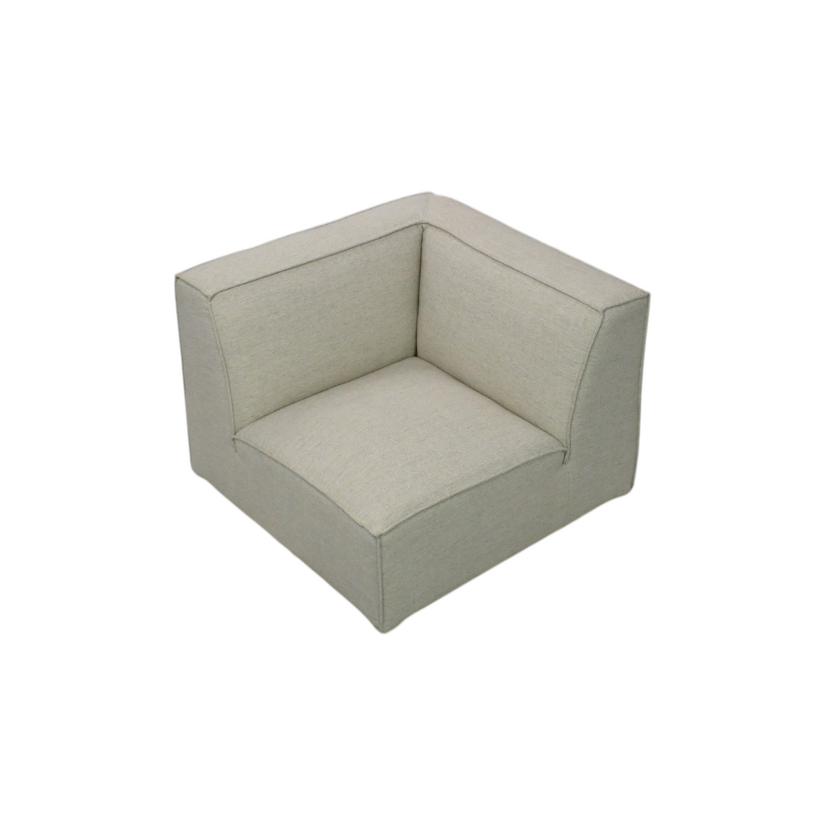 Castlery Jonathan Corner Couch - Performance Twill, Creamy White