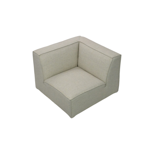 Castlery Jonathan Corner Couch - Performance Twill, Creamy White, image 4