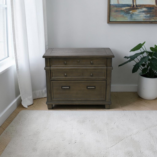 Birch Lane Alderton 2 Solid Wood Lateral Filing Cabinet, image 1