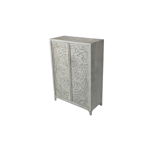 Bungalow Rose 2-Door Manufactured Wood Armoire, image 2