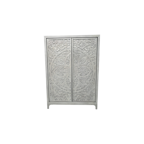 Bungalow Rose 2-Door Manufactured Wood Armoire, image 3