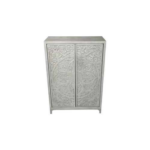 Bungalow Rose 2-Door Manufactured Wood Armoire, image 4