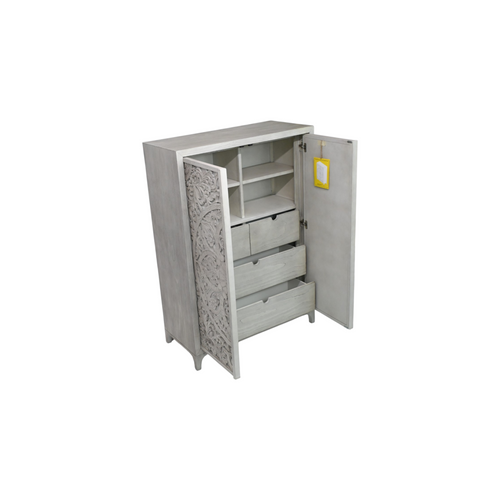 Bungalow Rose 2-Door Manufactured Wood Armoire, image 6
