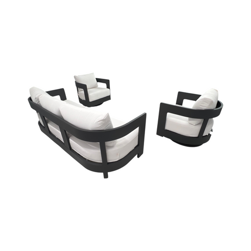 Joss & Main Frances 3 Piece Outdoor Seating Group With Sunbrella Cushions, image 6