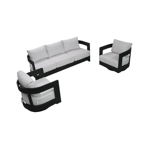 Joss & Main Frances 3 Piece Outdoor Seating Group With Sunbrella Cushions, image 3