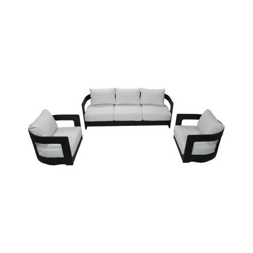 Joss & Main Frances 3 Piece Outdoor Seating Group With Sunbrella Cushions, image 4