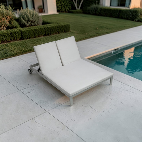 Joss & Main Isabella Outdoor Metal Chaise Lounge , Cushion Included, image 1